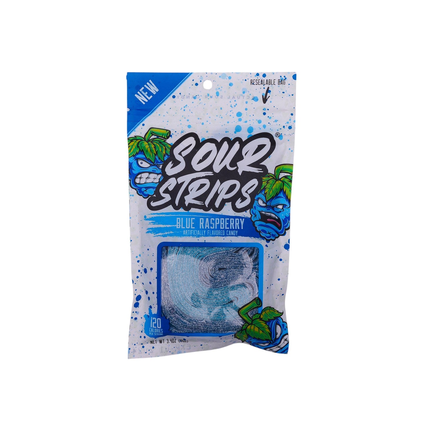 BLUE RASPBERRY- SOUR STIRPS