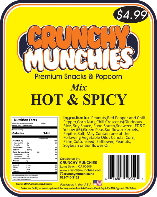 Hot & Spicy Mix- Crunchy Munchies (SA)