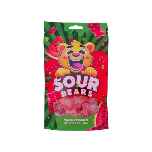 Sour Bears - Watermelon Flavor (3.7oz)- 12 Count (SA)