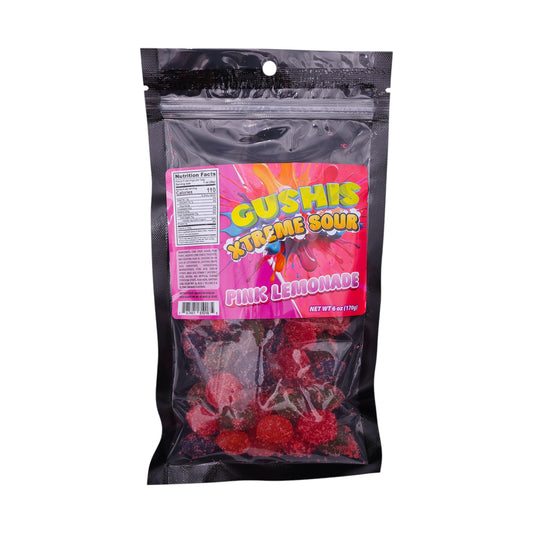 Gushis Xtreme sour pink lemonade