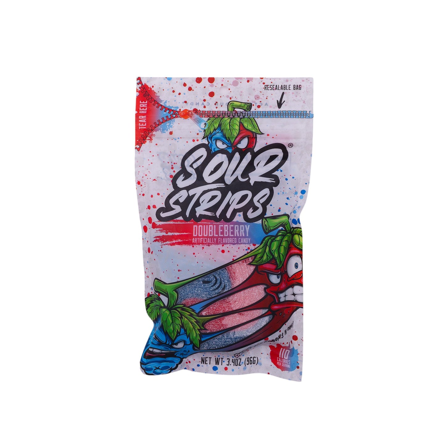 DOUBLEBERRY- SOUR STRIPS (SA)